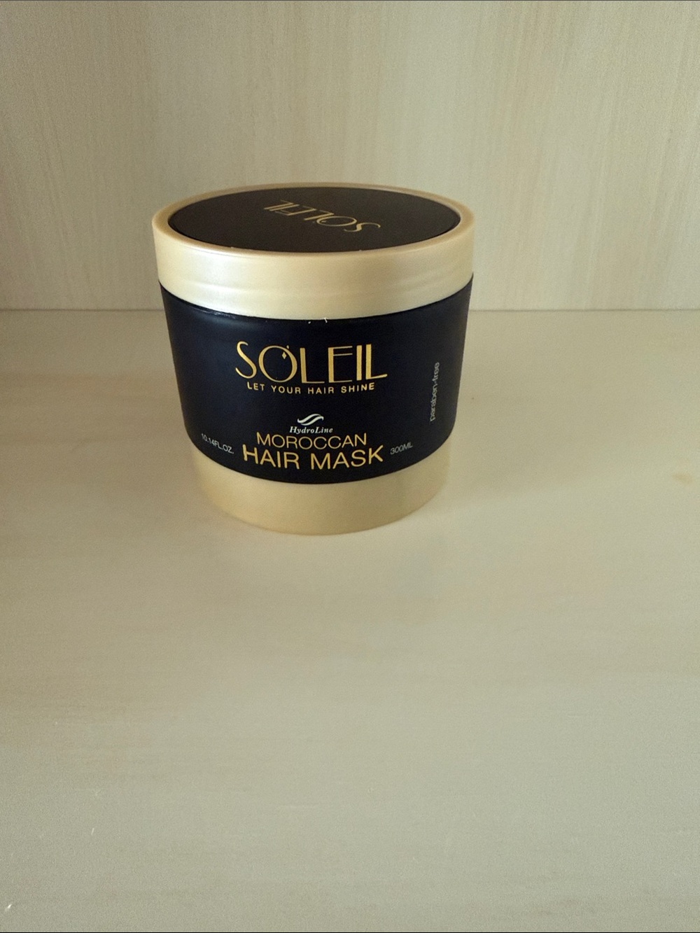 Moroccan Hair Mask - Nourishing Hair Treatment (Black & Gold)